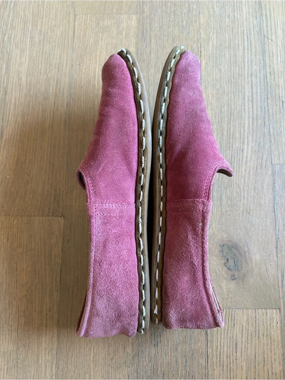 Sabah Pink Suede Slip-Ons – Men’s EU 40